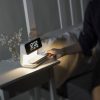 Creative 3 In 1 Bedside Lamp Wireless Charging LCD Screen Alarm Clock  Wireless Phone Charger - Image 10