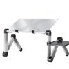 Laptop Table Stand With Adjustable Folding Ergonomic Design Stand Notebook Desk For Ultrabook Netbook Or Tablet With Mouse Pad - Image 4