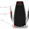 Car Wireless Charger 10W Induction Car Fast Wireless Charging With Car Phone Holder S5 - Image 3