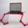 Laptop Table Stand With Adjustable Folding Ergonomic Design Stand Notebook Desk For Ultrabook Netbook Or Tablet With Mouse Pad - Image 5