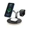 Compatible with Apple, 3 In 1 Magnetic Wireless Charger 15W Fast Charging Station For Magsafe Chargers - Image 10