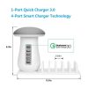 2 In 1 Multifunction Mushroom Lamp LED Lamp Holder USB Charger Home Office Supplies - Image 4