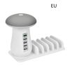 2 In 1 Multifunction Mushroom Lamp LED Lamp Holder USB Charger Home Office Supplies - Image 3