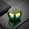M3 Colorful Wireless Speakers 3D Mini Electroplating Round Steel Cannon Blue tooth Speaker Radio Support U Disk Subwoofer - Image 3