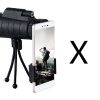 Compatible with Apple, Monocular Telescope Zoom Scope with Compass Phone Clip Tripod - Image 7