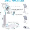 Cell Phone Stand Desktop Holder Tablet Stand Mount Mobile Phone Desktop Tablet Holder Table Cell Foldable Extend Support Desk Mobile Phone Holder Stand - Image 8