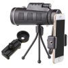Compatible with Apple, Monocular Telescope Zoom Scope with Compass Phone Clip Tripod - Image 5