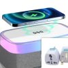 Intelligent Multifunctional Alarm Clock Bluetooth Speaker Wireless Charger Fast Charge Clock Atmosphere Night Light Home Decor - Image 9