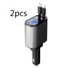 Metal Car Charger 100W Super Fast Charging Car Cigarette Lighter USB And TYPE-C Adapter - Image 9