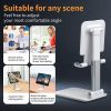 Cell Phone Stand Desktop Holder Tablet Stand Mount Mobile Phone Desktop Tablet Holder Table Cell Foldable Extend Support Desk Mobile Phone Holder Stand - Image 2