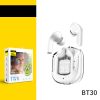 New Mini Transparent Wireless Bluetooth Headset Digital Display ENC Noise Reduction True Wireless Sports Music - Image 2