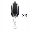 1500mAh Mini Power Emergency Pod Keychain Charger With Type-C Ultra-Compact Mini Battery Pack Fast Charging Backup Power Bank - Image 7